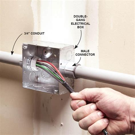 why is power work inside metal boxes and conduit|electrical box vs metal box.